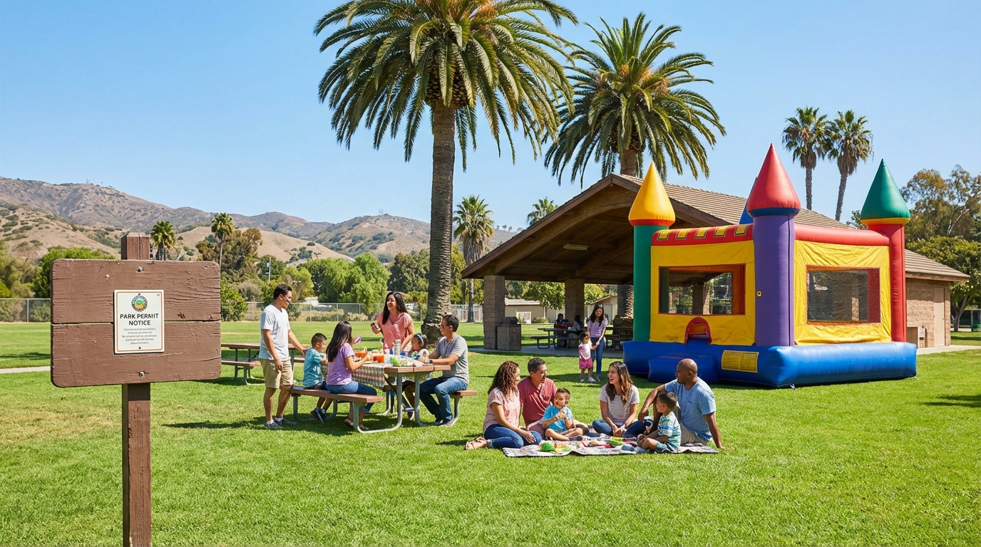Orange County Park Permits for Bounce Houses: The Complete Guide